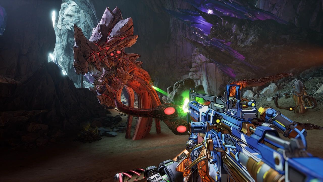 Loveless la Buscacámaras hacker combatiendo en Borderlands 4